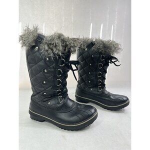 Sorel Black Tofino II Women’s Waterproof Snow Boots 7 EUC